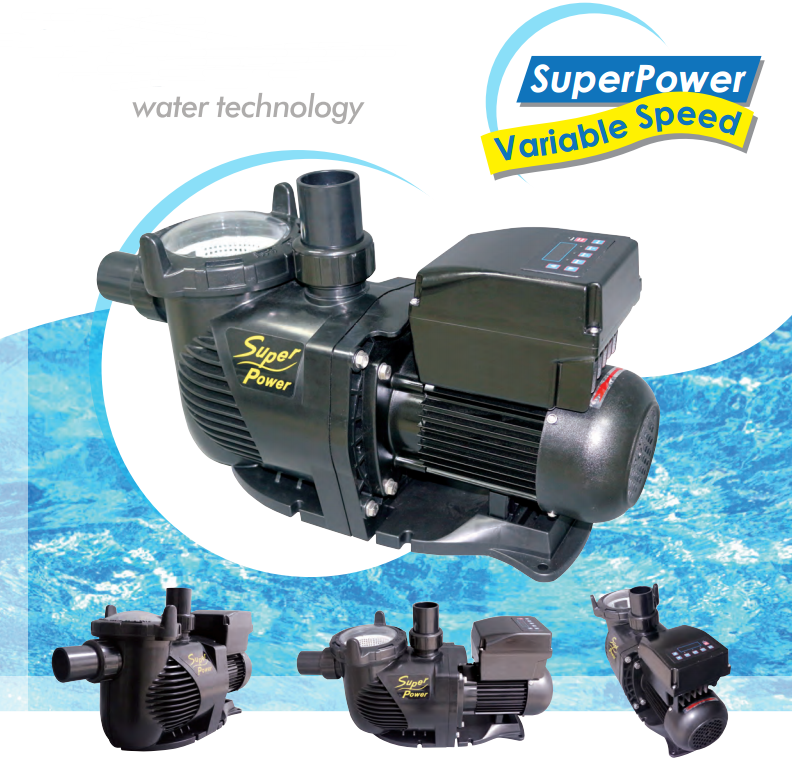 Emaux SUPERPOWER VARIABLE SPEED PUMP for swimming pool